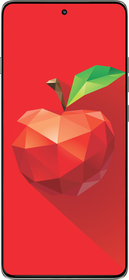 Силиконовый чехол Яблоко для Motorola Edge 60 Pro 5G - 4696u-4020 изображение 