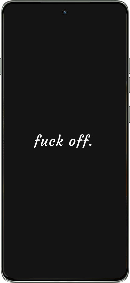 Силиконовый чехол Fuck off для Motorola Edge 60 Pro 5G - 4731u-4020 изображение 