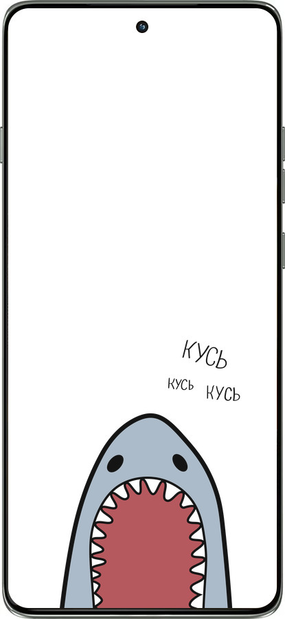 Силіконовий чехол Акула для Motorola Edge 60 Pro 5G - 4870u-4020 изображение 