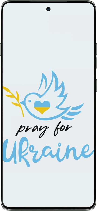 Силиконовый чехол Украина v2 для Motorola Edge 60 Pro 5G - 5230u-4020 изображение 