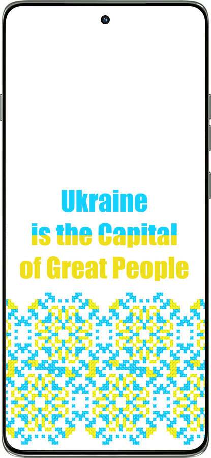 Силіконовий чехол Ukraine  для Motorola Edge 60 Pro 5G - 5283u-4020 изображение 