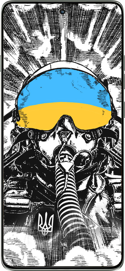 Силиконовый чехол Призрак Киева v3 для Motorola Edge 60 Pro 5G - 5307u-4020 изображение 