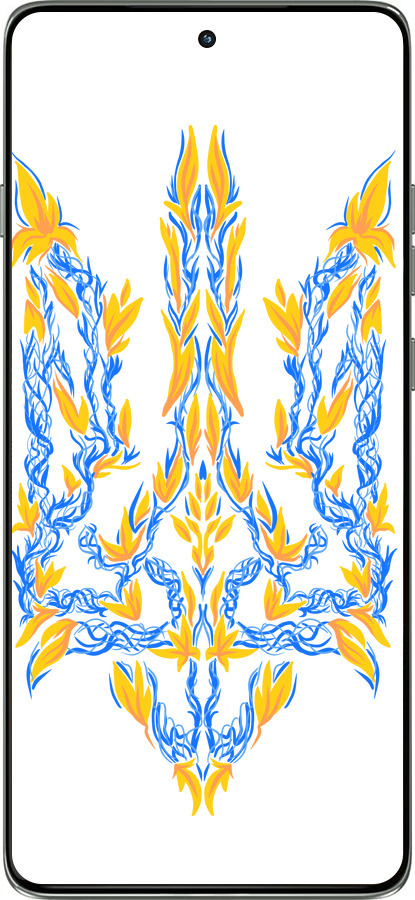 Силиконовый чехол Герб Украины v3 для Motorola Edge 60 Pro 5G - 5313u-4020 изображение 