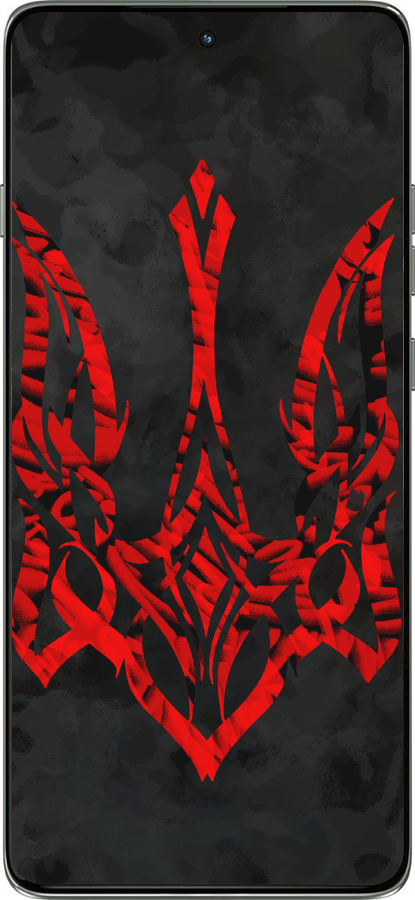 Силиконовый чехол Герб Украины v4 для Motorola Edge 60 Pro 5G - 5319u-4020 изображение 