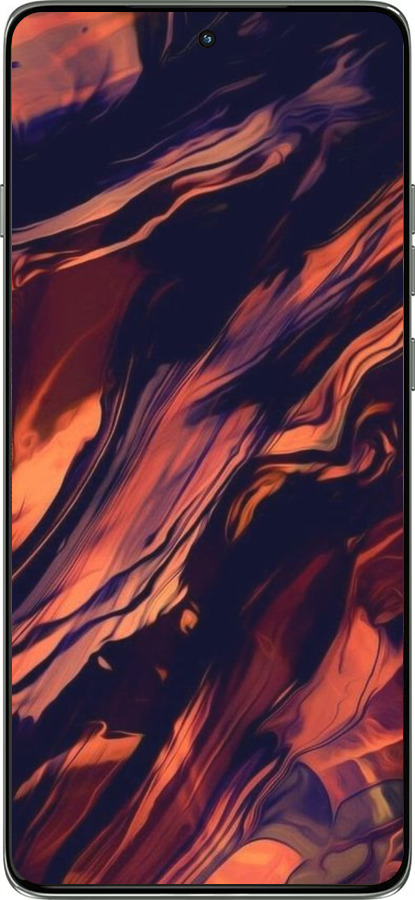 Силиконовый чехол Черно-оранжевая абстракция для Motorola Edge 60 Pro 5G - 5340u-4020 изображение 