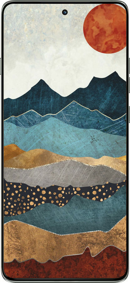 Силиконовый чехол Закат горы для Motorola Edge 60 Pro 5G - 5434u-4020 изображение 