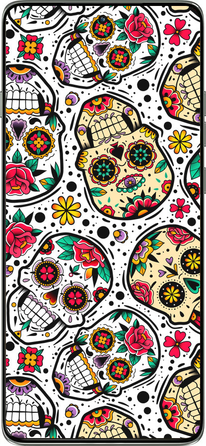 Силіконовий чехол Черепи для Motorola Edge 60 Pro 5G - 5471u-4020 изображение 