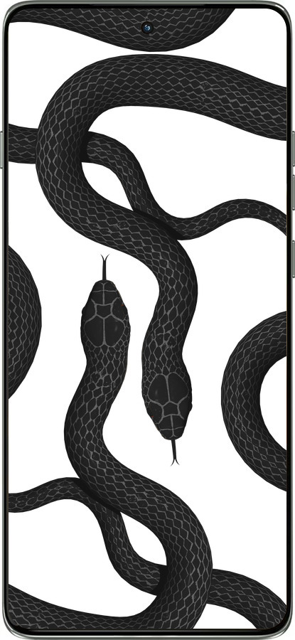 Силиконовый чехол Змеи для Motorola Edge 60 Pro 5G - 5473u-4020 изображение 