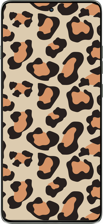 Силиконовый чехол Пятна леопарда v2 для Motorola Edge 60 Pro 5G - 5496u-4020 изображение 