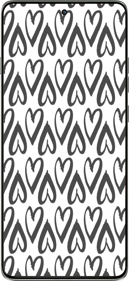 Силіконовий чехол Серця v2 для Motorola Edge 60 Pro 5G - 5497u-4020 изображение 