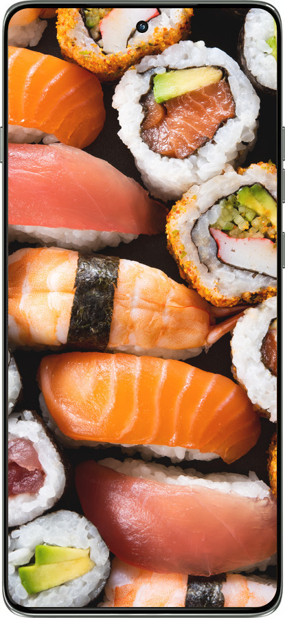 Силиконовый чехол Суши v3 для Motorola Edge 60 Pro 5G - 5540u-4020 изображение 