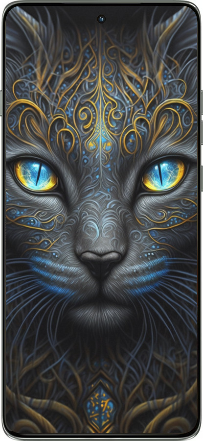 Силиконовый чехол Кошка для Motorola Edge 60 Pro 5G - 5548u-4020 изображение 