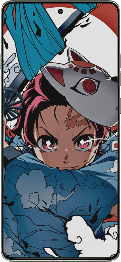 Силіконовий чехол Танджиро Камадо для Motorola Edge 60 Pro 5G - 5574u-4020 изображение 