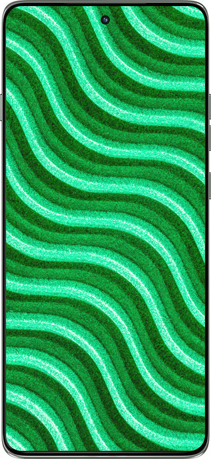 Силиконовый чехол Волнистые линии для Motorola Edge 60 Pro 5G - 5578u-4020 изображение 