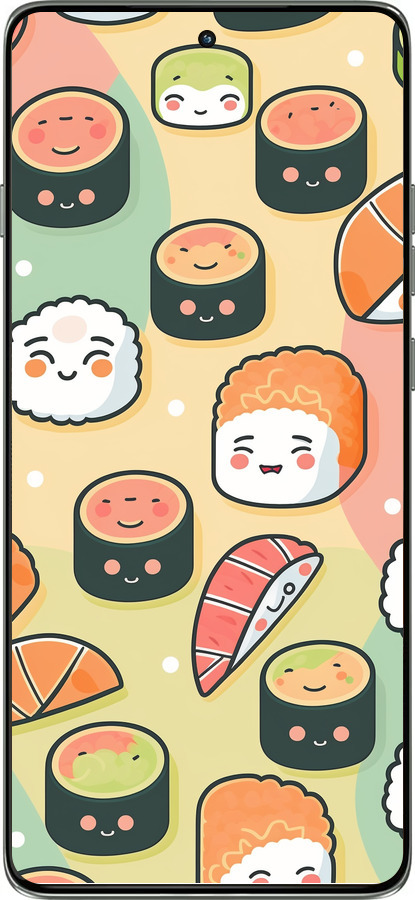 Силіконовий чехол Суші патерн для Motorola Edge 60 Pro 5G - 5583u-4020 изображение 