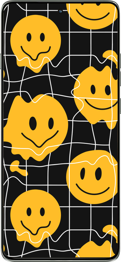 Силиконовый чехол Смайлы v3 для Motorola Edge 60 Pro 5G - 5623u-4020 изображение 