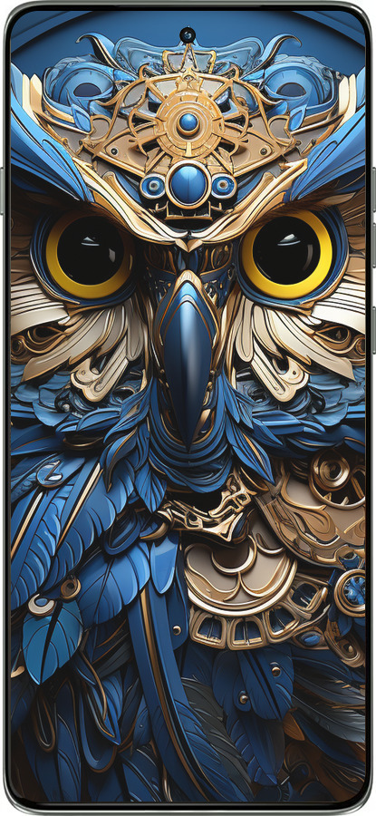 Силиконовый чехол Сова v2 для Motorola Edge 60 Pro 5G - 5649u-4020 изображение 