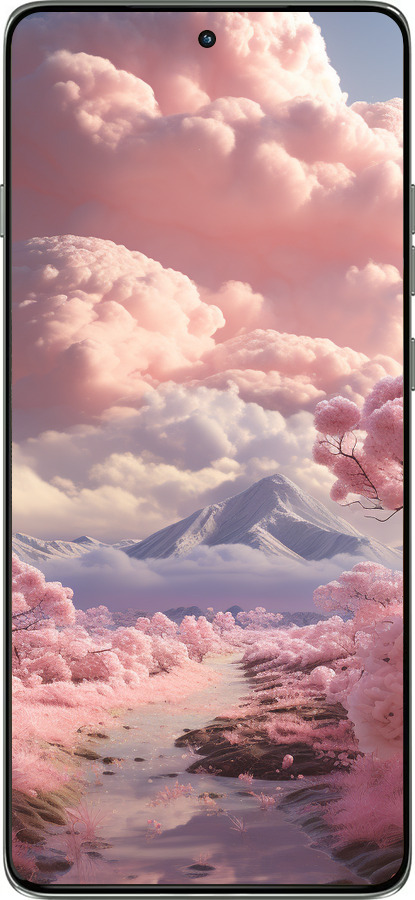 Силіконовий чехол Рожеві хмари для Motorola Edge 60 Pro 5G - 5660u-4020 изображение 