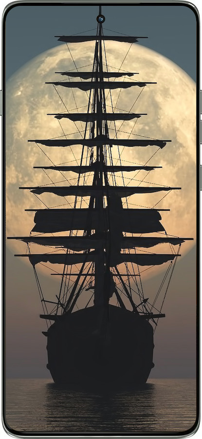 Силиконовый чехол Корабль для Motorola Edge 60 Pro 5G - 5998u-4020 изображение 