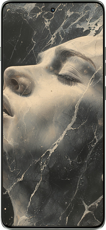 Силіконовий чехол Мармурова жінка для Motorola Edge 60 Pro 5G - 6040u-4020 изображение 