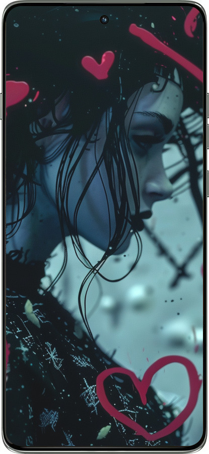 Силиконовый чехол XO Love v2 для Motorola Edge 60 Pro 5G - 6057u-4020 изображение 