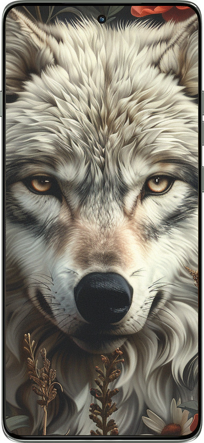 Силиконовый чехол Волчий взгляд для Motorola Edge 60 Pro 5G - 6066u-4020 изображение 