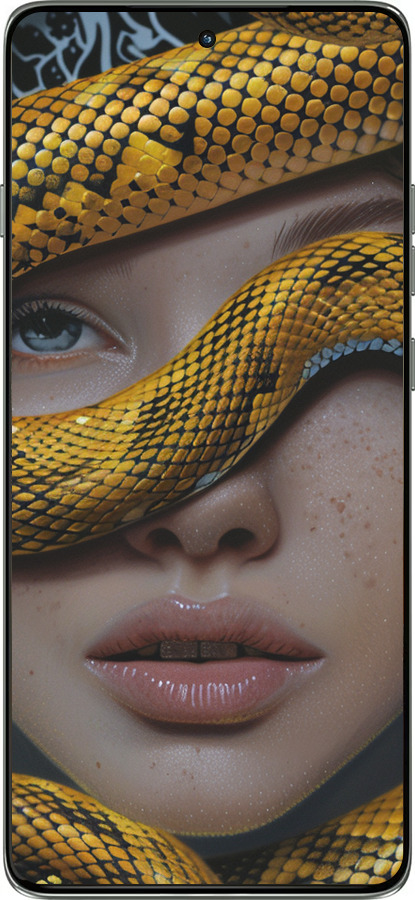 Силіконовий чехол Обійми змії для Motorola Edge 60 Pro 5G - 6081u-4020 изображение 