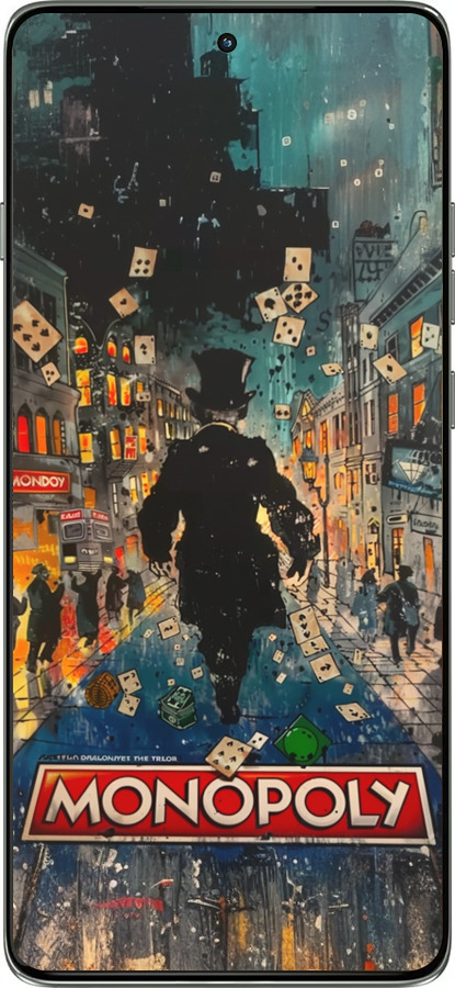 Силиконовый чехол Метрополис игры для Motorola Edge 60 Pro 5G - 6085u-4020 изображение 