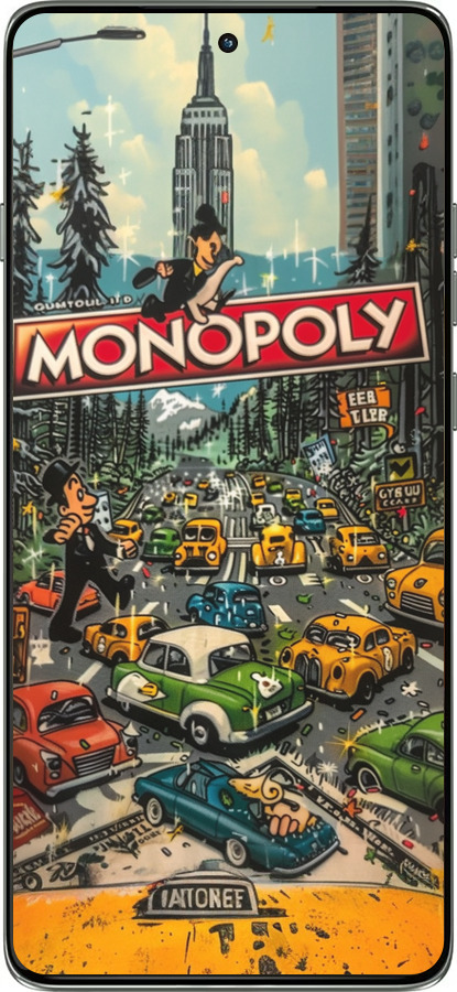 Силиконовый чехол Городской драйв Monopoly для Motorola Edge 60 Pro 5G - 6088u-4020 изображение 