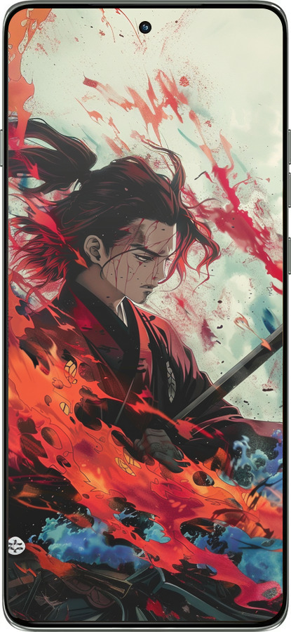 Силиконовый чехол Битва стихий для Motorola Edge 60 Pro 5G - 6110u-4020 изображение 