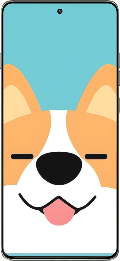 Силиконовый чехол Корги для Motorola Edge 60 Pro 5G - 6280u-4020 изображение 