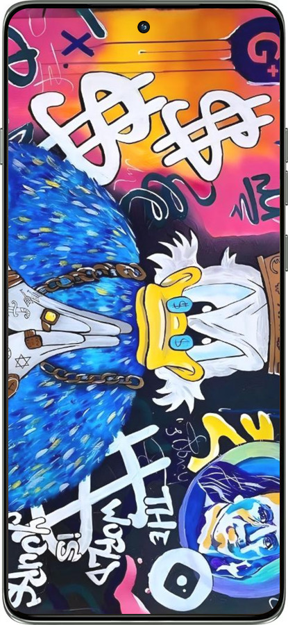 Силиконовый чехол Скрудж 2 для Motorola Edge 60 Pro 5G - 6285u-4020 изображение 