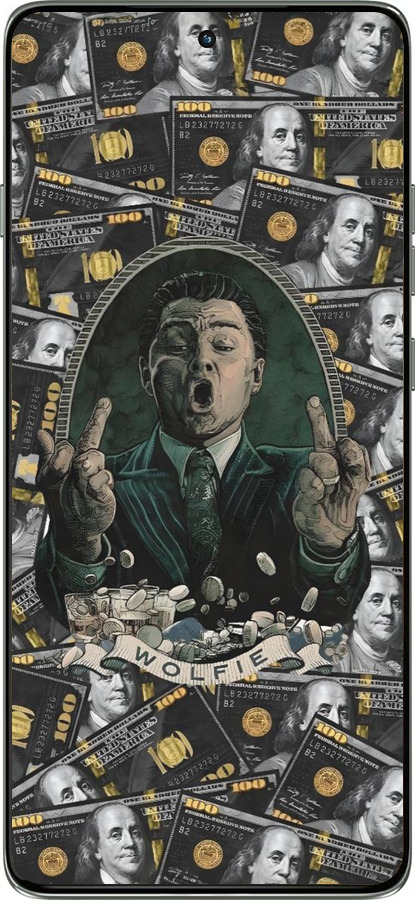 Силиконовый чехол Волк с валл стрит для Motorola Edge 60 Pro 5G - 6287u-4020 изображение 