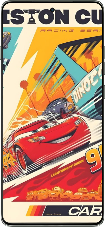 Силиконовый чехол Тачки для Motorola Edge 60 Pro 5G - 6288u-4020 изображение 