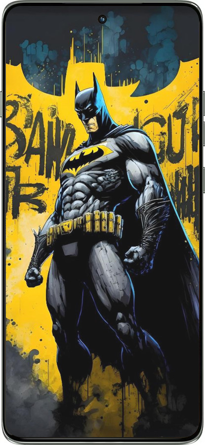 Силиконовый чехол Бетмен для Motorola Edge 60 Pro 5G - 6290u-4020 изображение 