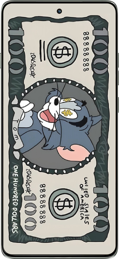 Силиконовый чехол Том и джерри для Motorola Edge 60 Pro 5G - 6291u-4020 изображение 