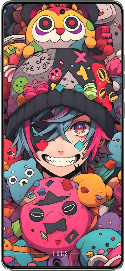 Силиконовый чехол Аниме парень для Motorola Edge 60 Pro 5G - 6317u-4020 изображение 