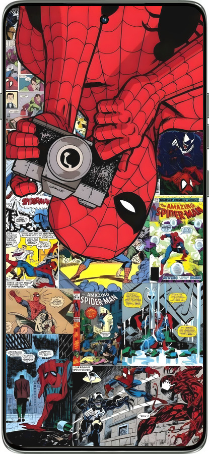 Силіконовий чехол Людина павук 2 для Motorola Edge 60 Pro 5G - 6333u-4020 изображение 