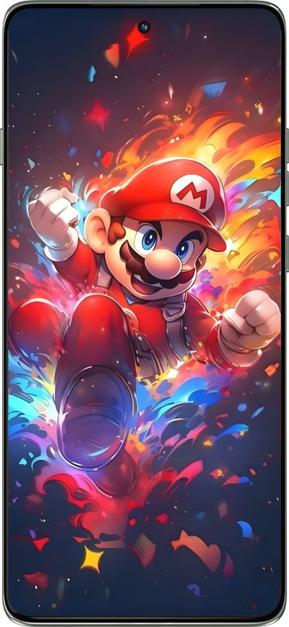 Силиконовый чехол Супер Марио для Motorola Edge 60 Pro 5G - 6342u-4020 изображение 