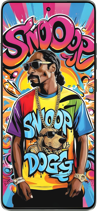 Силиконовый чехол Снуп дог для Motorola Edge 60 Pro 5G - 6348u-4020 изображение 