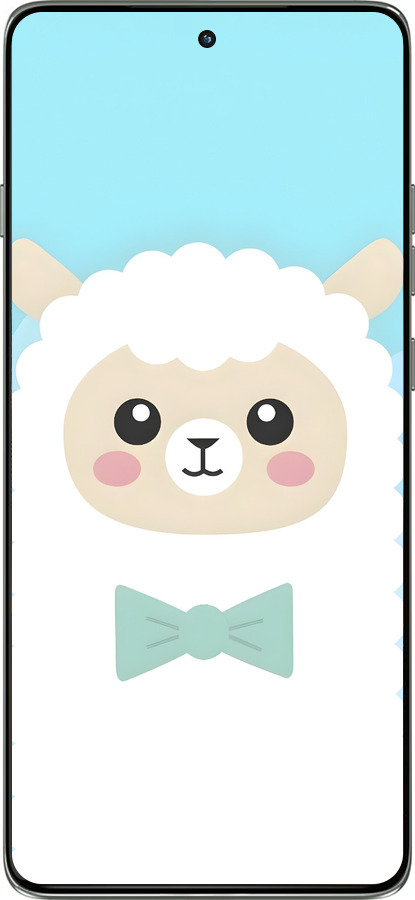 Силіконовий чехол Милий баранчик для Motorola Edge 60 Pro 5G - 6355u-4020 изображение 