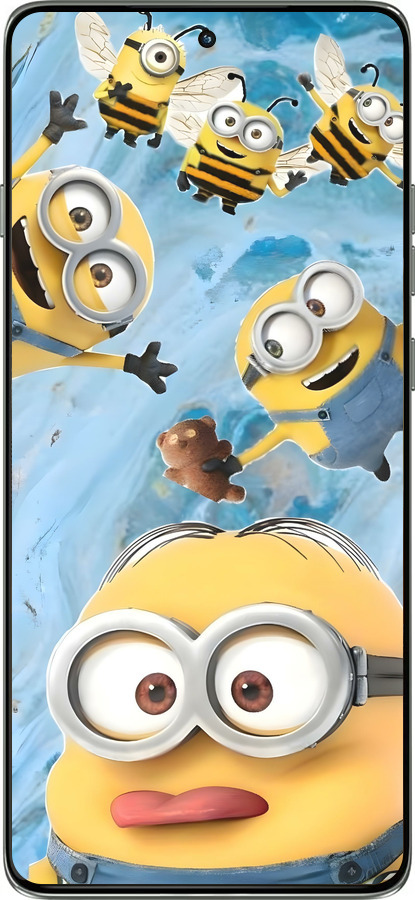 Силиконовый чехол Миньоны для Motorola Edge 60 Pro 5G - 6386u-4020 изображение 