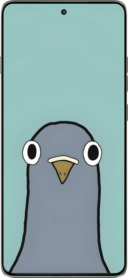 Силиконовый чехол Голубь для Motorola Edge 60 Pro 5G - 6388u-4020 изображение 