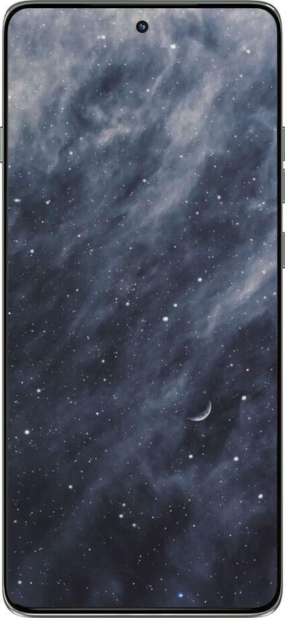 Силиконовый чехол Голубые облака, Голубая луна для Motorola Edge 60 Pro 5G - 6398u-4020 изображение 