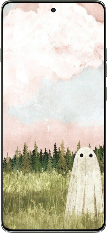 Силиконовый чехол Привидение для Motorola Edge 60 Pro 5G - 6401u-4020 изображение 