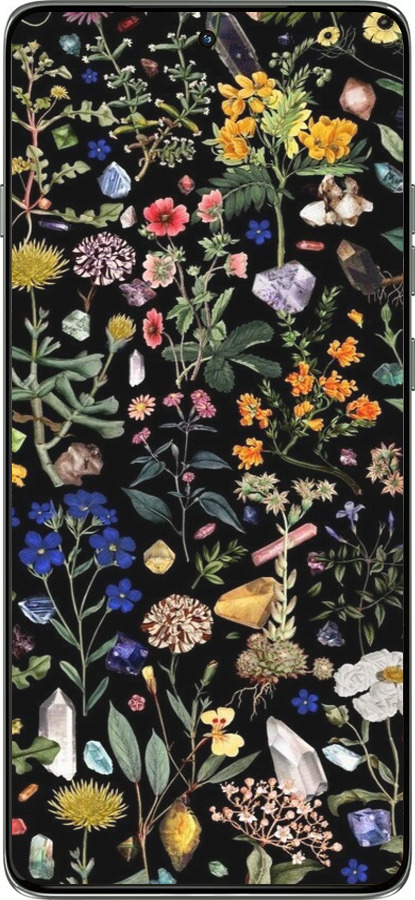 Силиконовый чехол С цветами для Motorola Edge 60 Pro 5G - 6422u-4020 изображение 