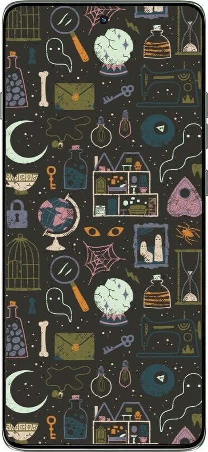 Силиконовый чехол Колдовской принт для Motorola Edge 60 Pro 5G - 6425u-4020 изображение 