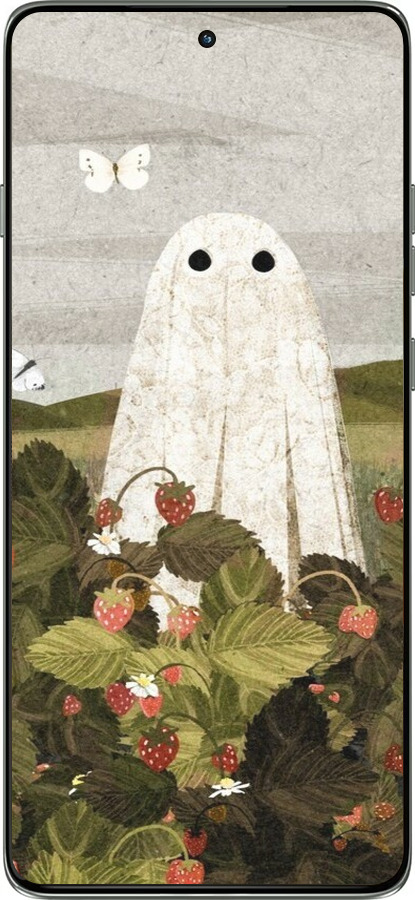 Силиконовый чехол Клубничные поля и привидения для Motorola Edge 60 Pro 5G - 6426u-4020 изображение 