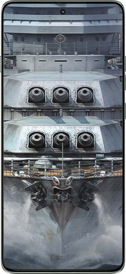 Силіконовий чехол Лінкор, world of tanks, wargaming, військовий корабель для Motorola Edge 60 Pro 5G - 6453u-4020 изображение 