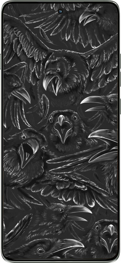 Силиконовый чехол Воронья ярость для Motorola Edge 60 Pro 5G - 6474u-4020 изображение 
